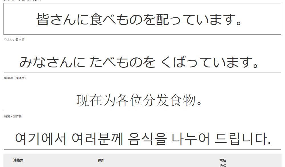 災害時多言語情報作成ツール 「多言語表示シート」 | 公益財団法人